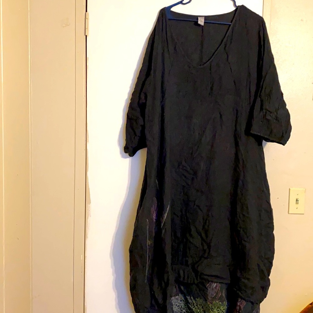Magnificent Blue Fish maxi dress size 2 - 3 x